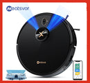 Robô Aspirador de Pó Neatsvor X600Pro com Mapeamento Inteligente, 6000Pa, Limpeza com Aspiração e Esfregão, 10 Mapas, Recarga Automática, Parede Virtual, 5200mAh, Bivolt