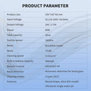 DIVEDEER robô de limpeza de janelas 5600PA grande sucção spray elétrico robô de limpeza de janelas prevenção de queda limpador remoto