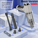 Aspirador de pó portátil para carro, sem fio, 95000pa, forte sucção, soprador 2 em 1, para casa e carro