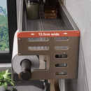 Rack de armazenamento de especiarias de cozinha montado na parede rack de condimentos multifuncional utensílio doméstico rack de cozinha pendurado organizadores