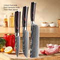 Facas de cozinha, Damasco faca do chef, conjunto profissional desossa, faca cutelo, faca utilitária japonês santoku, faca com capa