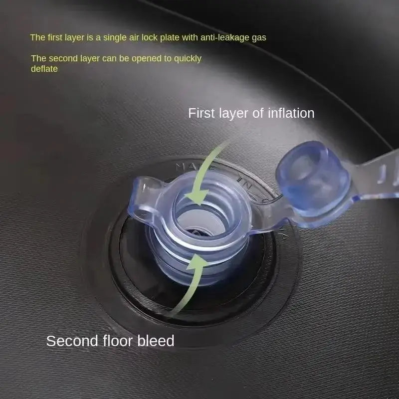 Sofá pufe inflável cadeira PVC reunindo sofá dobrável com conjunto de espreguiçadeira de almoço deslizante