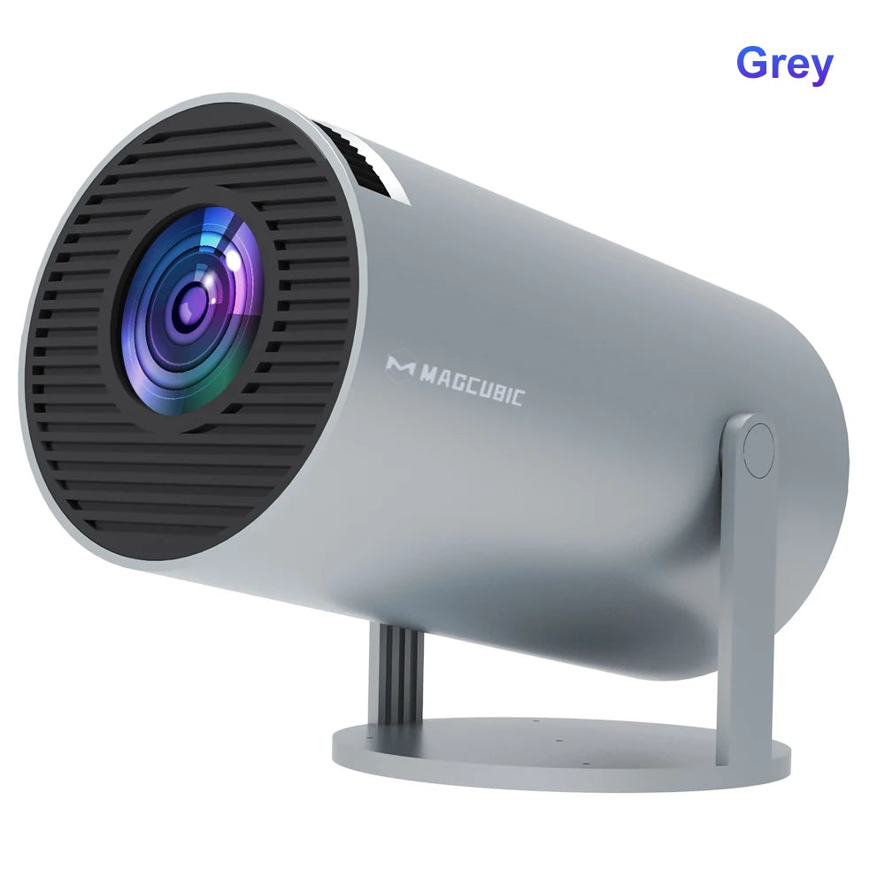 Projetor magcúbico hy300 pro 4k android 11 duplo wifi6 290ansi allwinner h713 bt5.0 1080p 1280*720p home cinema projetor ao ar livre
